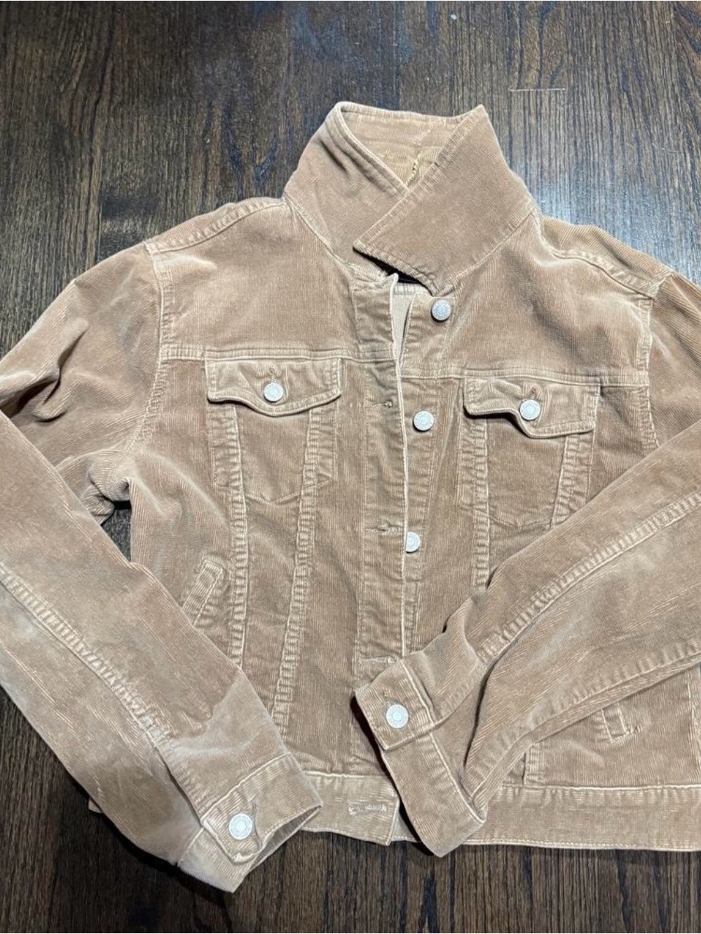 Tan Corduroy Jacket - Classic Truckers Style